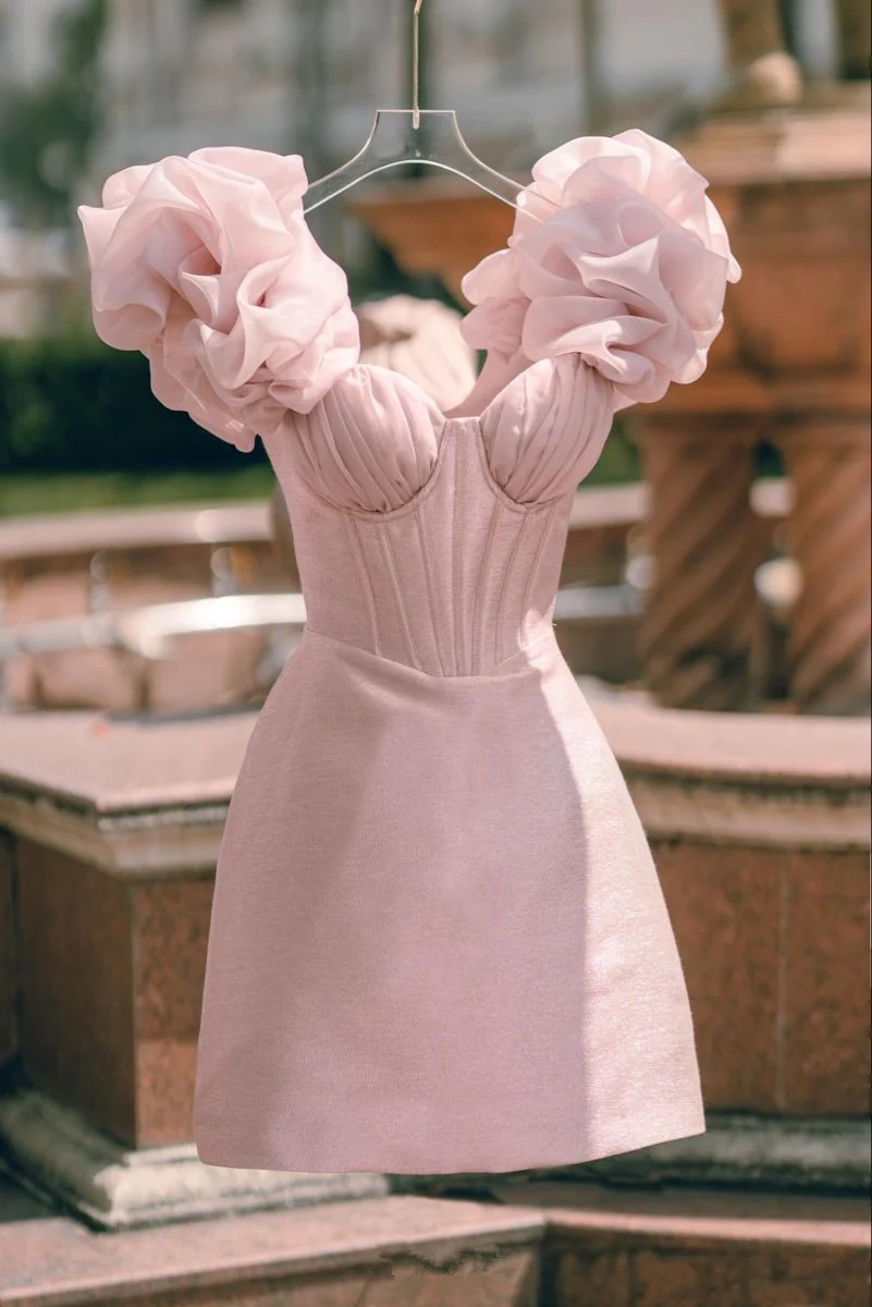 Pretty Pink Sweetheart Homecoming Dress SH583