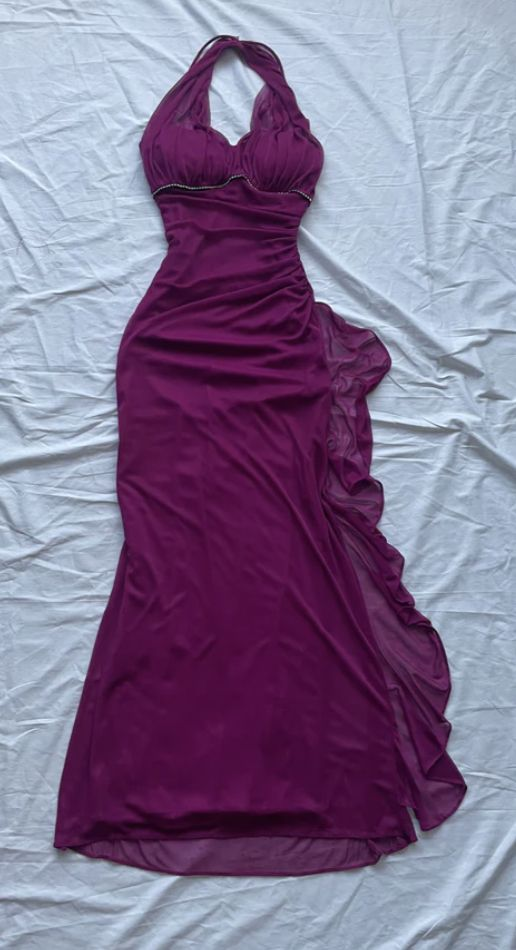 New Elegant Halter Chiffon Prom Dress Evening Dress SH1364
