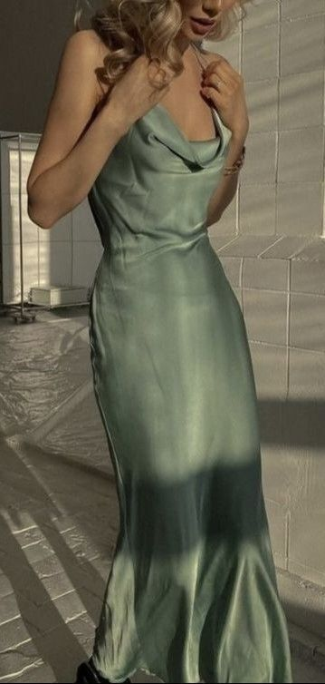 Sexy Backless Green Prom Dress Sheath Long Evening Dress SH1292