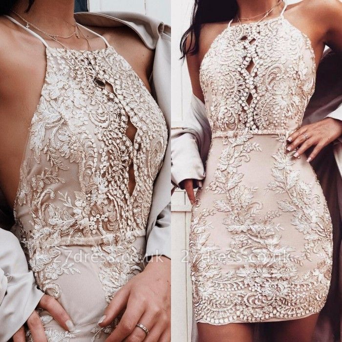 Lace Tulle Short Prom Dress Homecoming Dress P4224