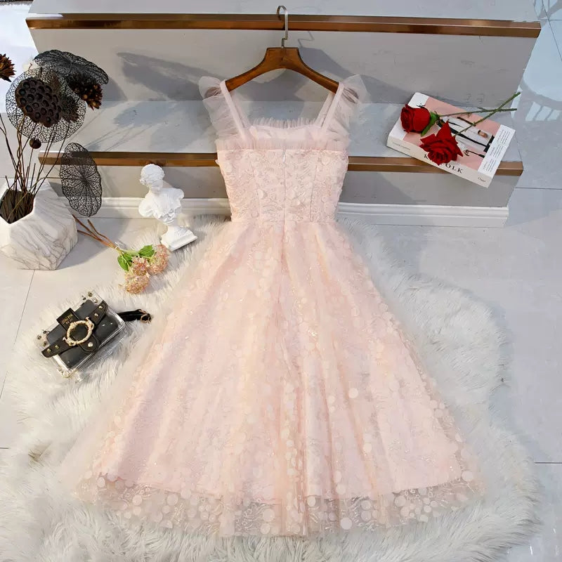 Princess Pink Short Homecoming Dresses SH135