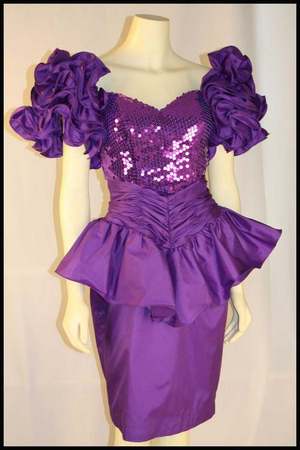 Unique Purple Short Prom Dress, Formal Evening Dress T1496